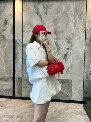 White Embroidered Pocket Shirt view 7