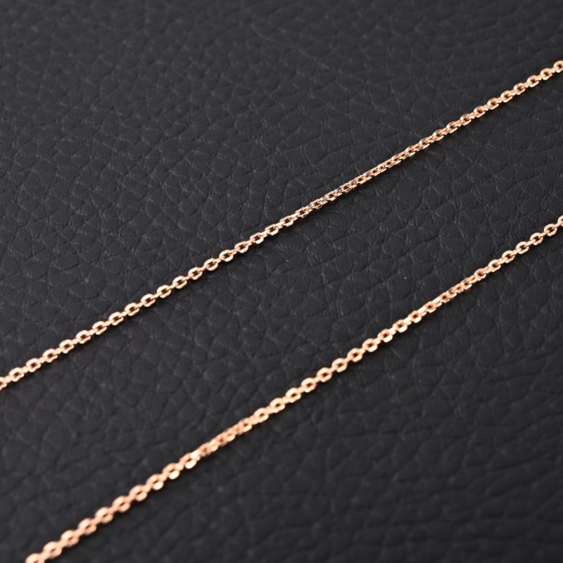Bulgari Classic Fan Pendant Necklace Rose Gold view