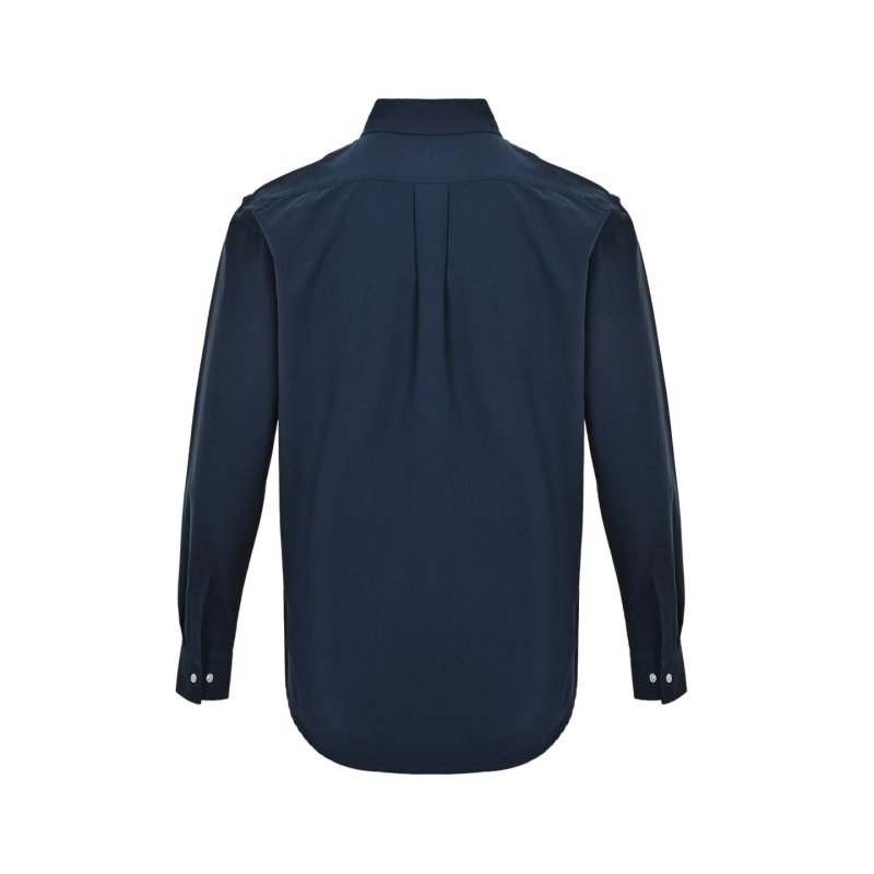 Polo Ralph Lauren Women's Navy Oxford Button-Up Shirt view