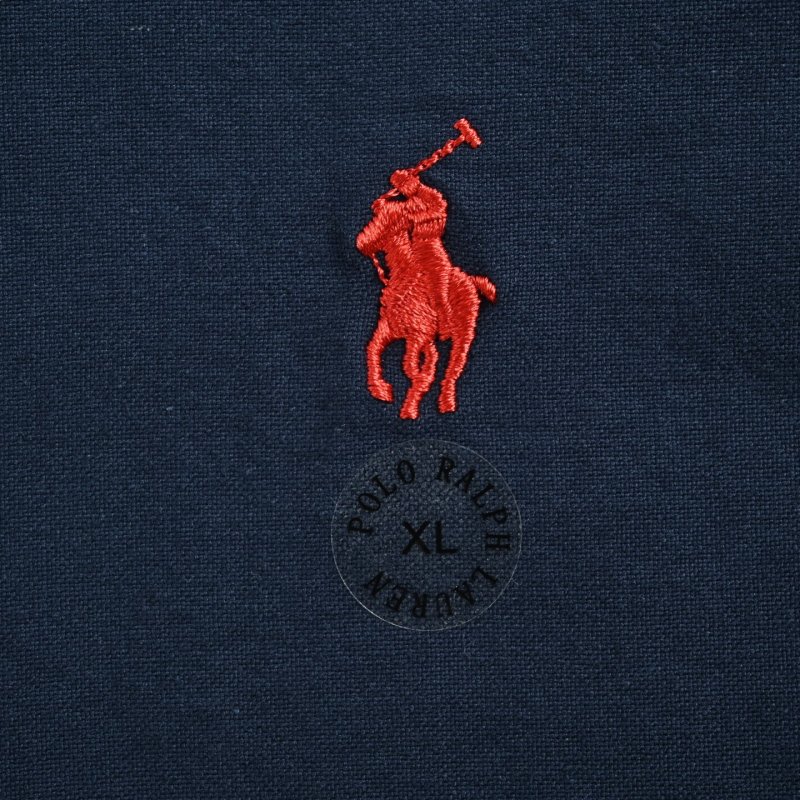 Polo Ralph Lauren Women's Navy Oxford Button-Up Shirt view