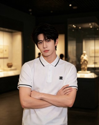 Chanel Cream Polo Shirt with Contrast Trim view 8