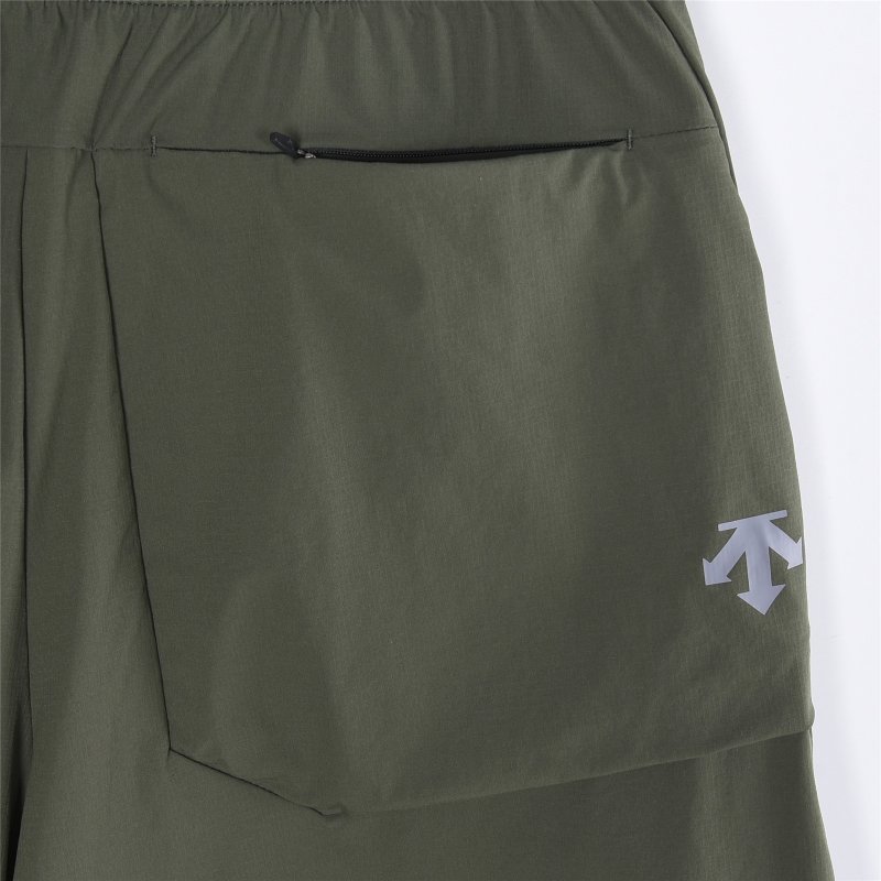 Olive Green Cargo Shorts with Belt view