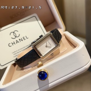 Chanel Boy·Friend H4883 Rose Gold Crocodile Strap Watch view 7