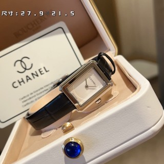 Chanel Boy·Friend H4883 Rose Gold Crocodile Strap Watch view 8
