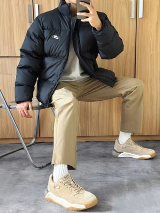 Nike Black Puffer Down Jacket view 2