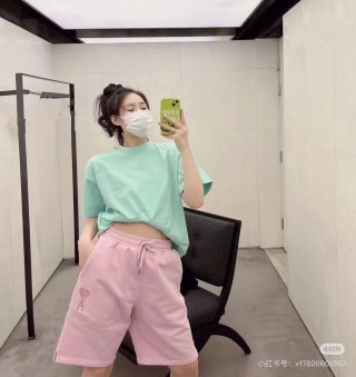 Pink Heart Logo Shorts view 7