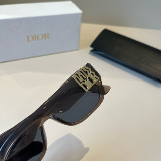 Dior Logo Sunglasses - Brown Frame with Dark Lens view 5