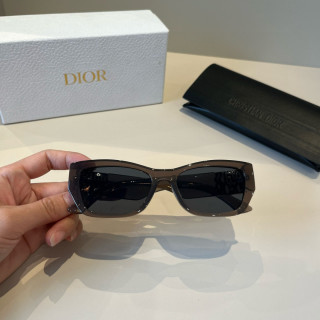 Dior Logo Sunglasses - Brown Frame with Dark Lens view 6