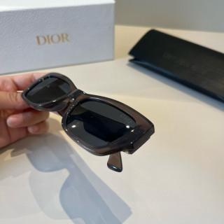Dior Logo Sunglasses - Brown Frame with Dark Lens view 7