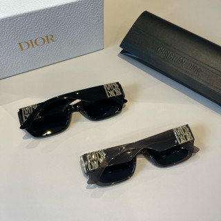 Dior Logo Sunglasses - Brown Frame with Dark Lens view 9