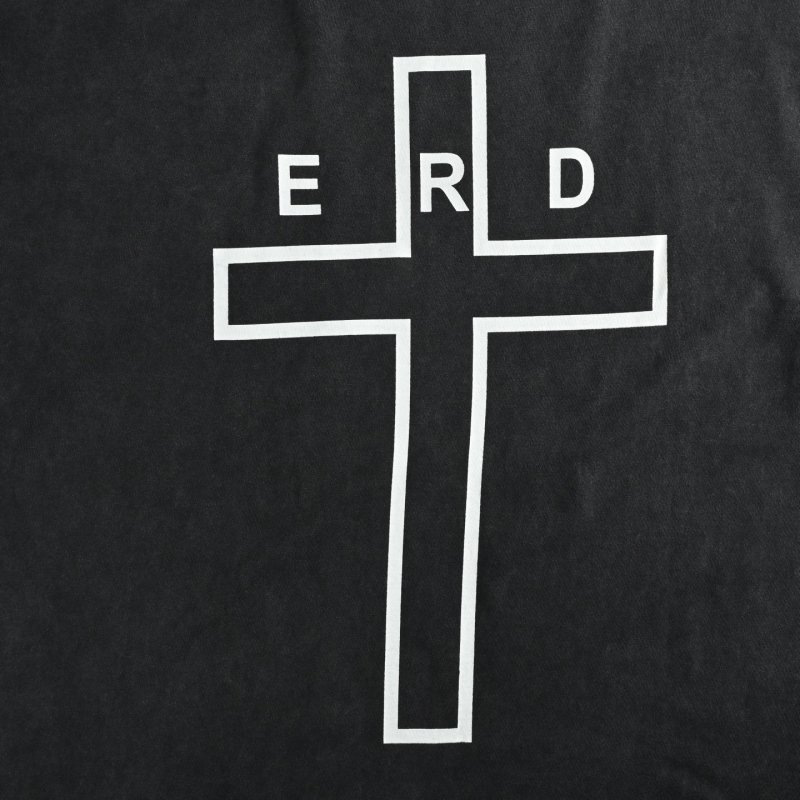 Black Oversized Graphic Text Long Sleeve T-Shirt view