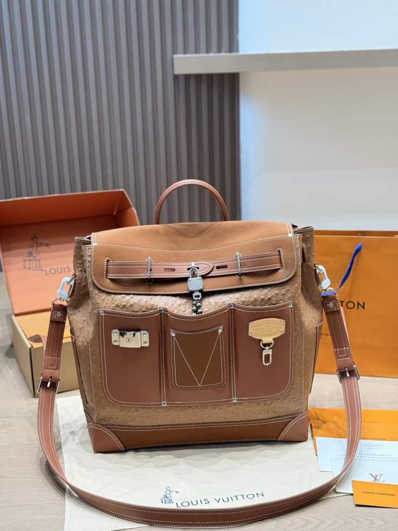 Louis Vuitton Monogram Workwear Steamer 40 Canvas & Leather