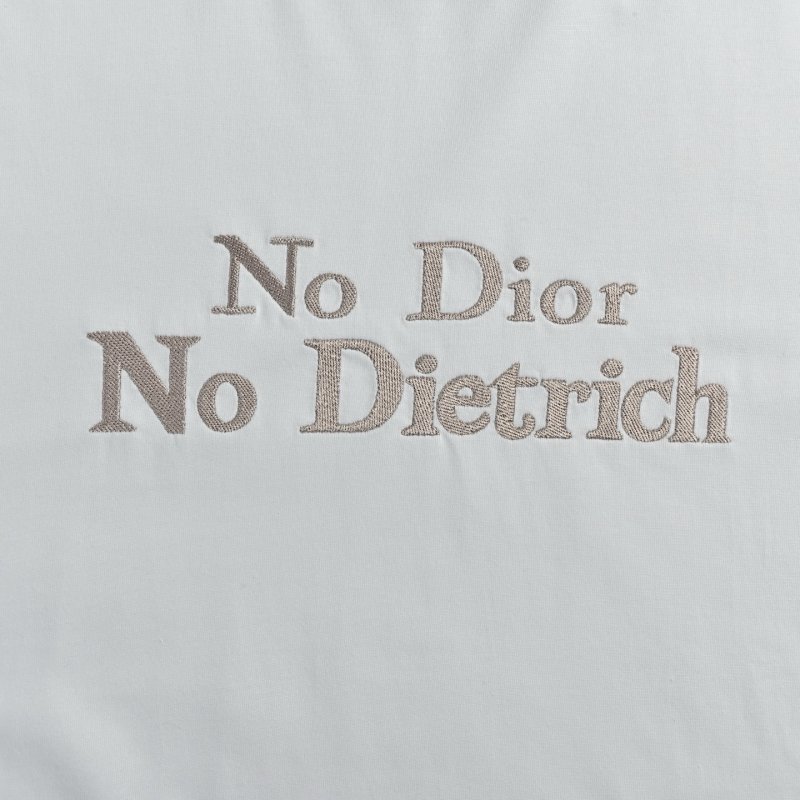 Premium White Embroidered Logo Short Sleeve T-Shirt view