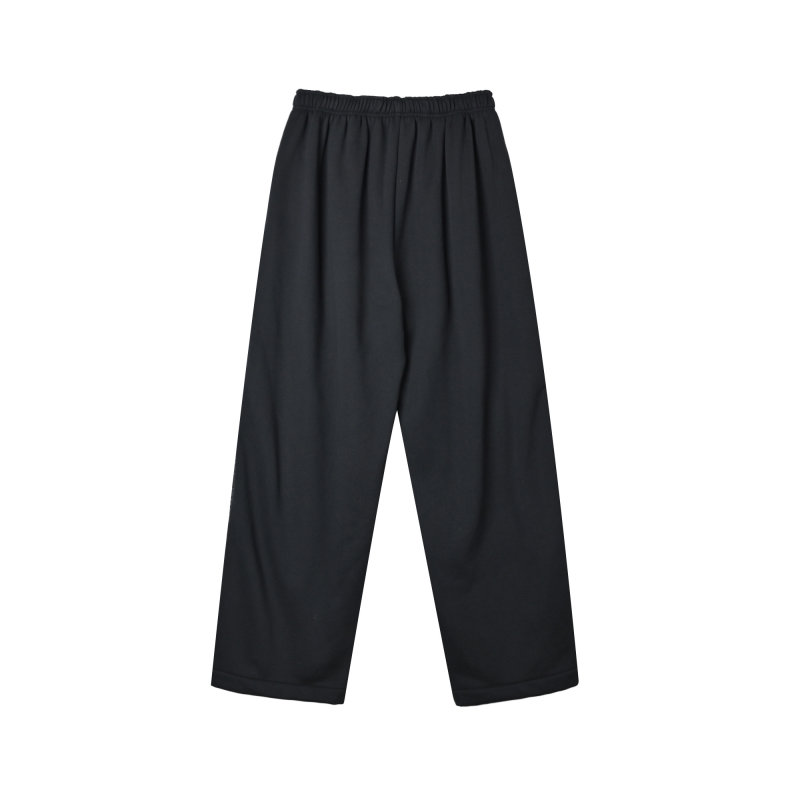 Black & Grey Plaid Wide-Leg Pants view