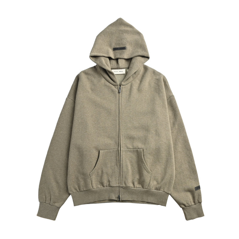 Essentials Fear of God Taupe Pullover Hoodie view