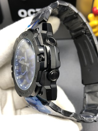 Casio G-SHOCK GST-B400 Black Blue Steel Watch view 5