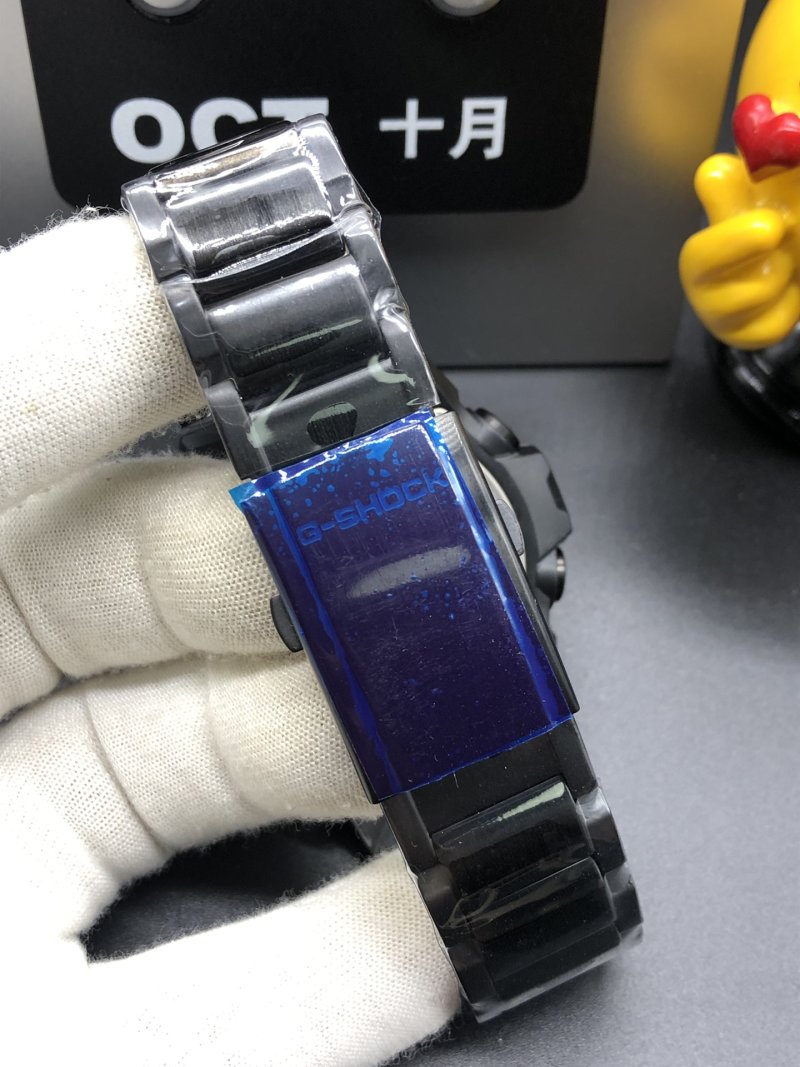 Casio G-SHOCK GST-B400 Black Blue Steel Watch view