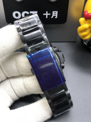 Casio G-SHOCK GST-B400 Black Blue Steel Watch view 7