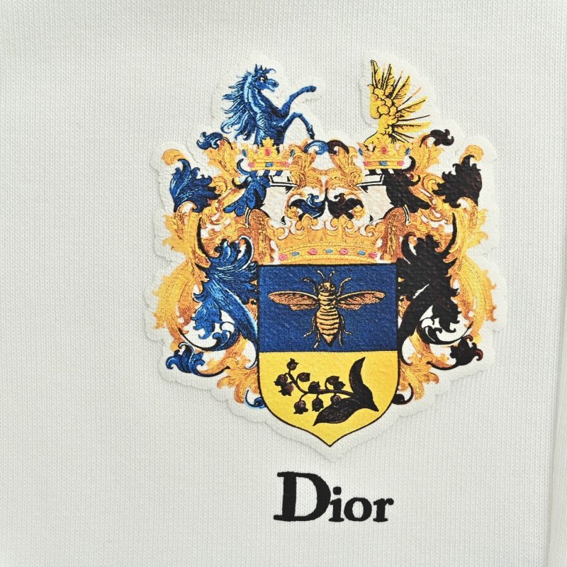 Dior Crest Logo White Athletic Shorts view
