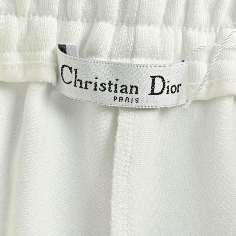 Dior Crest Logo White Athletic Shorts view