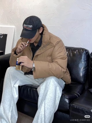 Balenciaga Distressed Wave Embroidery Baseball Cap Navy view 4