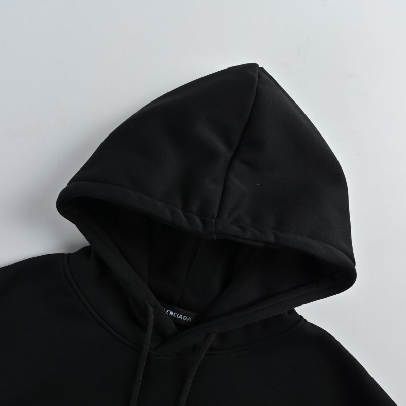 Black Paris France Graphic Hoodie view