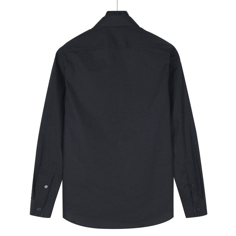 Black Nylon Zip Jacket with Stripe Detail view