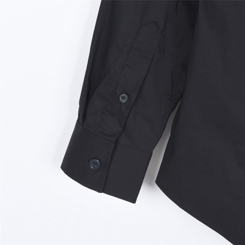 Black Nylon Zip Jacket with Stripe Detail view