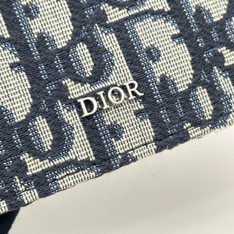 Dior Oblique Card Holder Black view