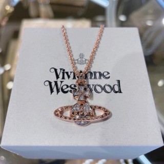Vivienne Westwood Saturn Orb Pendant Necklace Silver view 3