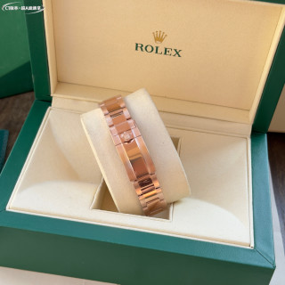 Rolex Daytona Chronograph Rose Gold Crystal Bezel Watch view 7
