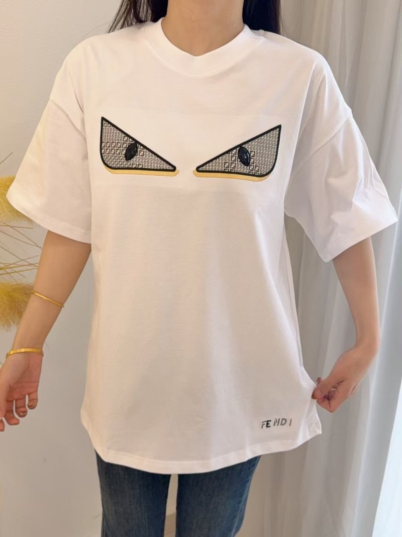 Fendi Monster Eyes White T-Shirt