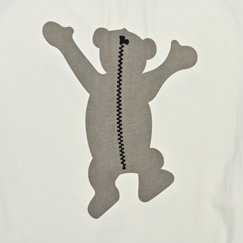 Burberry Black Bear Long Sleeve Baseball Tee White/Black view