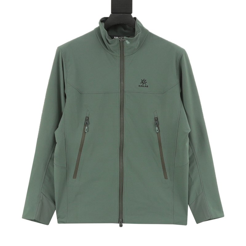 The North Face Olive Windbreaker Jacket Women view