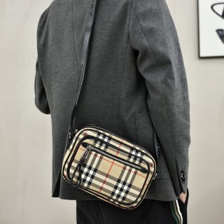 Burberry Vintage Check Crossbody Bag Black