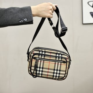 Burberry Vintage Check Crossbody Bag Black view 3