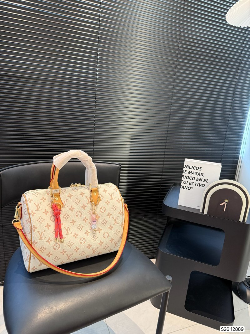 Louis Vuitton x Nigo Keepall 30 Monogram Canvas Tote Bag Cream