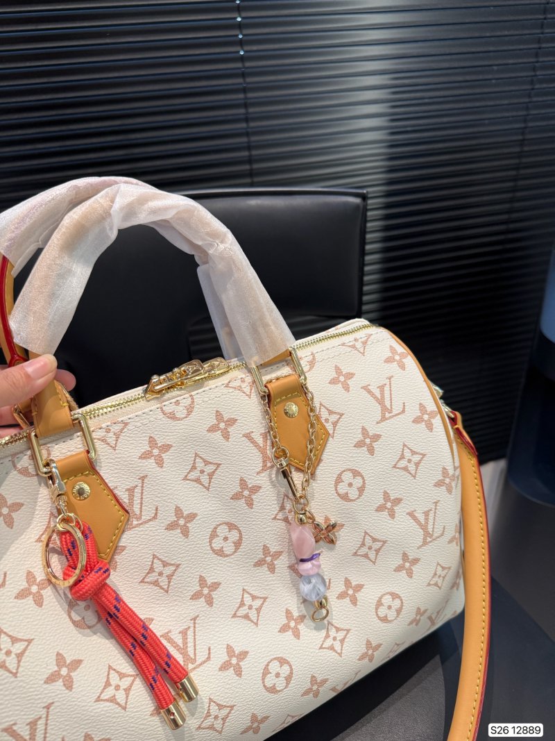 Louis Vuitton x Nigo Keepall 30 Monogram Canvas Tote Bag Cream view