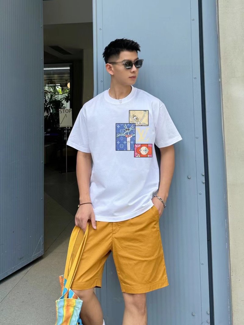 White Graphic Print Short Sleeve T-Shirt