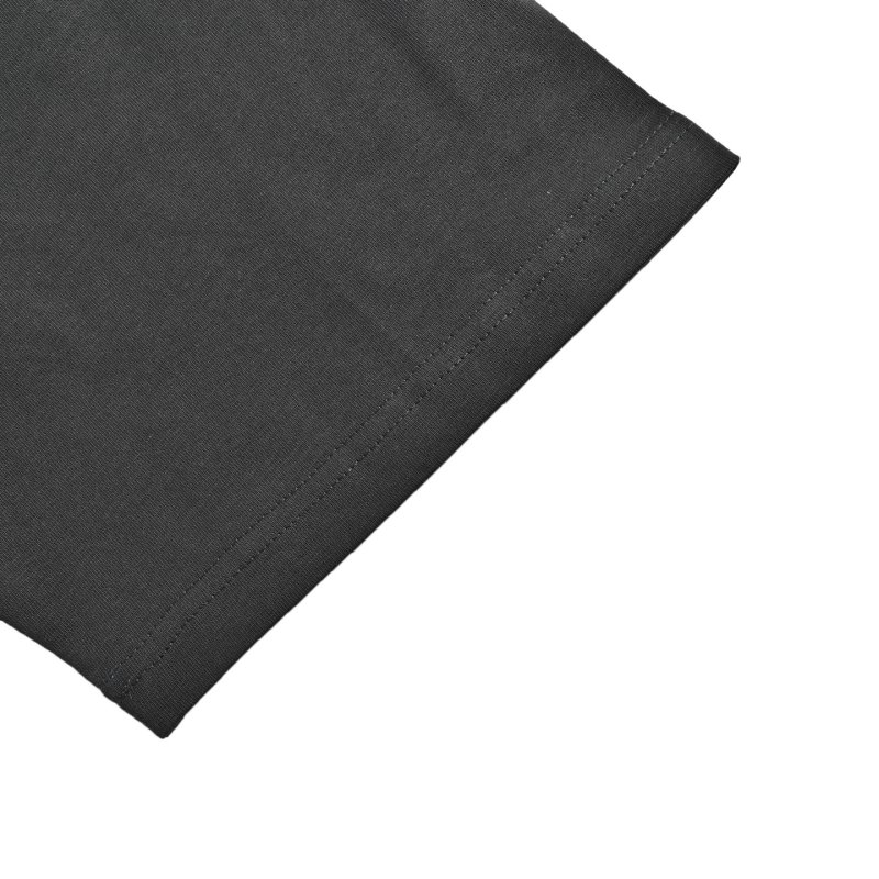Charcoal Gray Short Sleeve T-Shirt with Chest Logo view