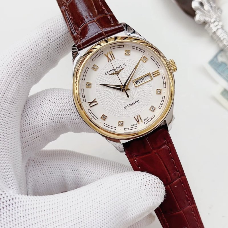 Longines Master Collection Gold Cream Dial Automatic Watch