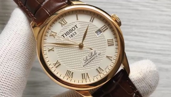 Tissot Le Locle Cream Dial Gold Automatic Watch