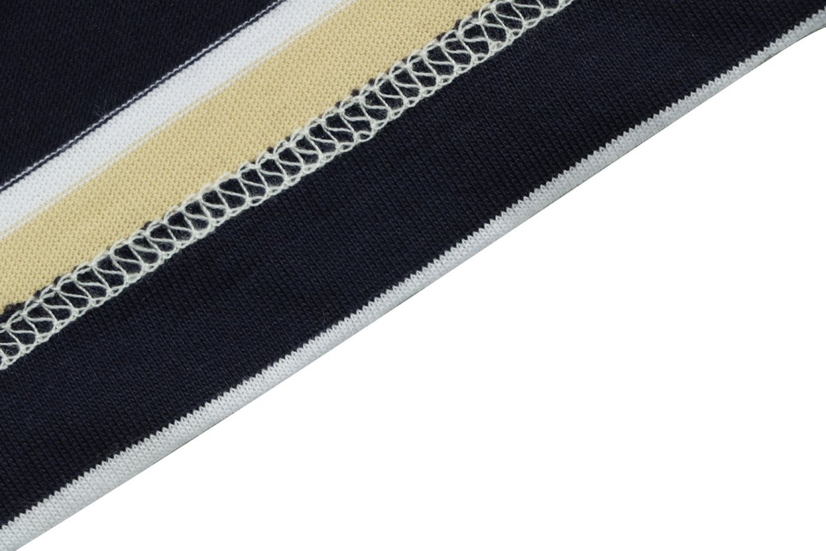 Navy & Cream Striped Oversized Short Sleeve T-Shirt view