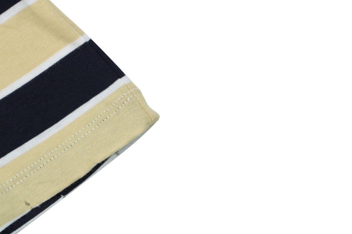 Navy & Cream Striped Oversized Short Sleeve T-Shirt view