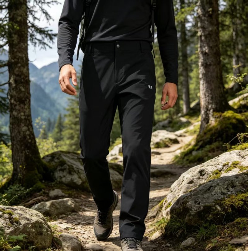 Black High-Waist Flared Pants view