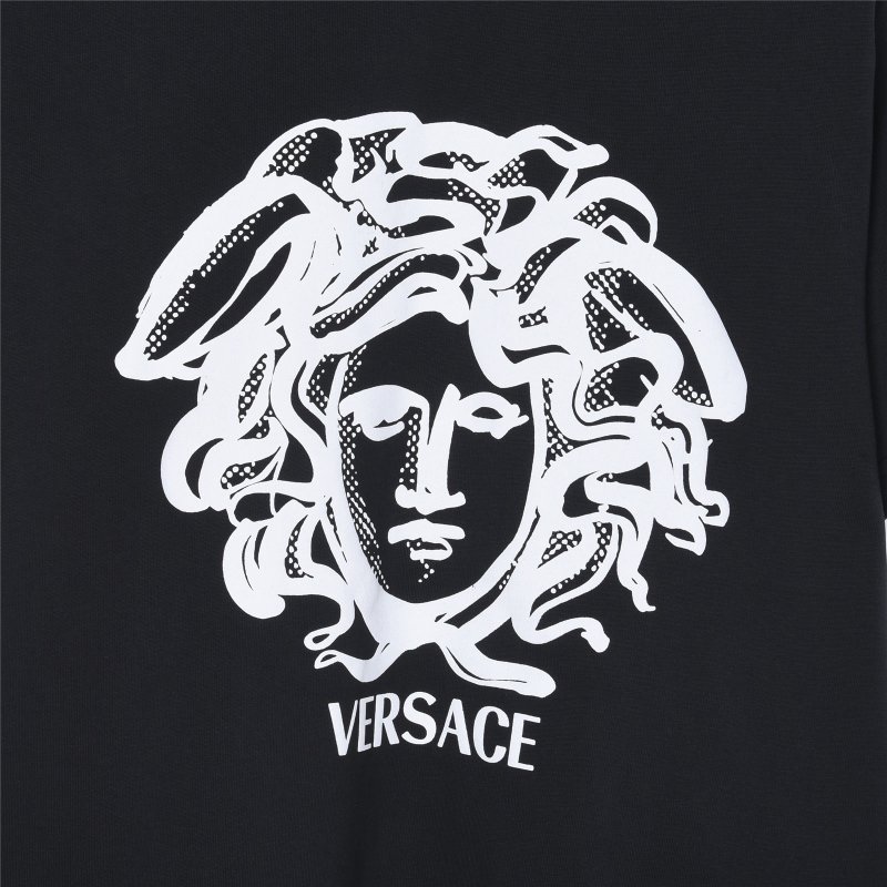 Versace Medusa Head Black Short Sleeve T-Shirt view