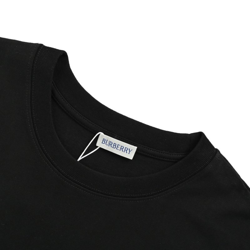 Black Stripe Crew Neck Short Sleeve T-Shirt view