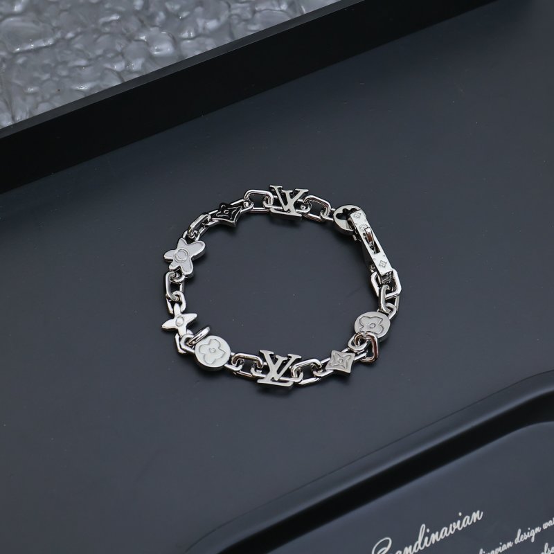 Louis Vuitton Monogram Craggy Silver Bracelet view