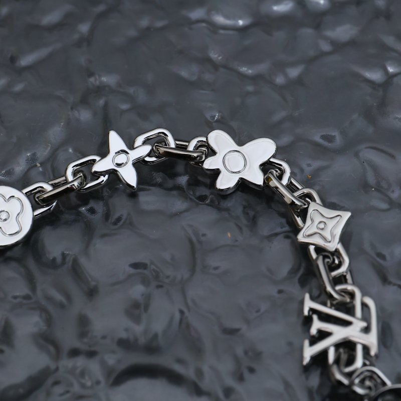Louis Vuitton Monogram Craggy Silver Bracelet view