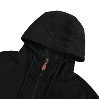 Polo Ralph Lauren Black Corduroy Zip Hoodie Jacket view 5